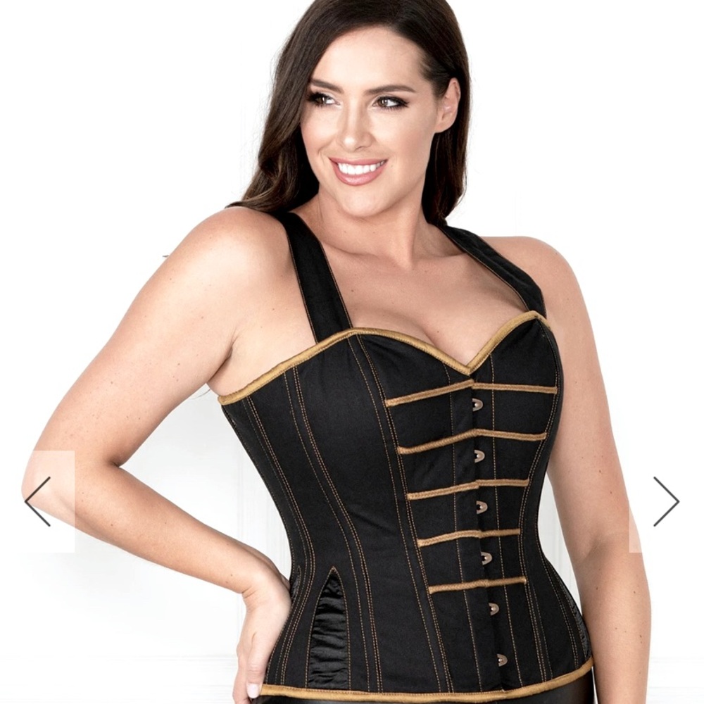 Corset Story 26” black military corset